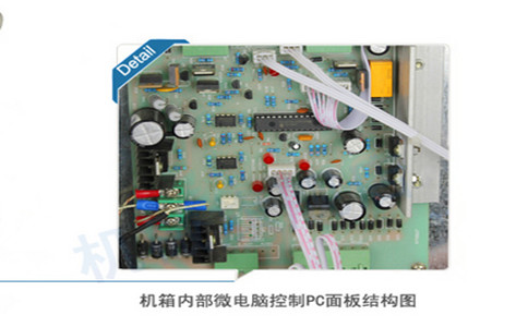 全自動袋泡茶包裝機機(jī)箱內部電路