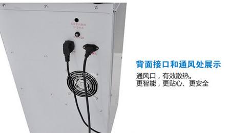 袋(dài)泡茶內外袋包裝機機身背後