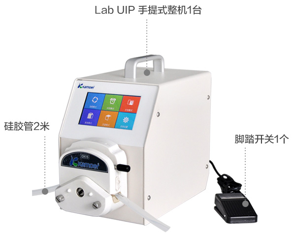 蠕動泵小型(xíng)定量灌(guàn)裝機(jī)結構圖
